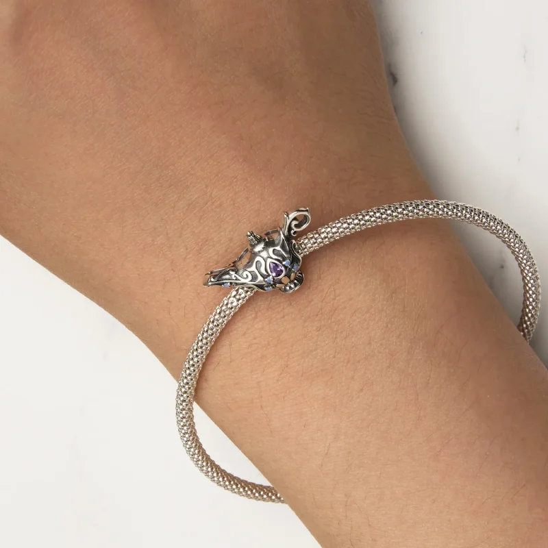 (bilde for) Pandora Style Wishing Magic Lamp Charm - BSC893 - Vis 7