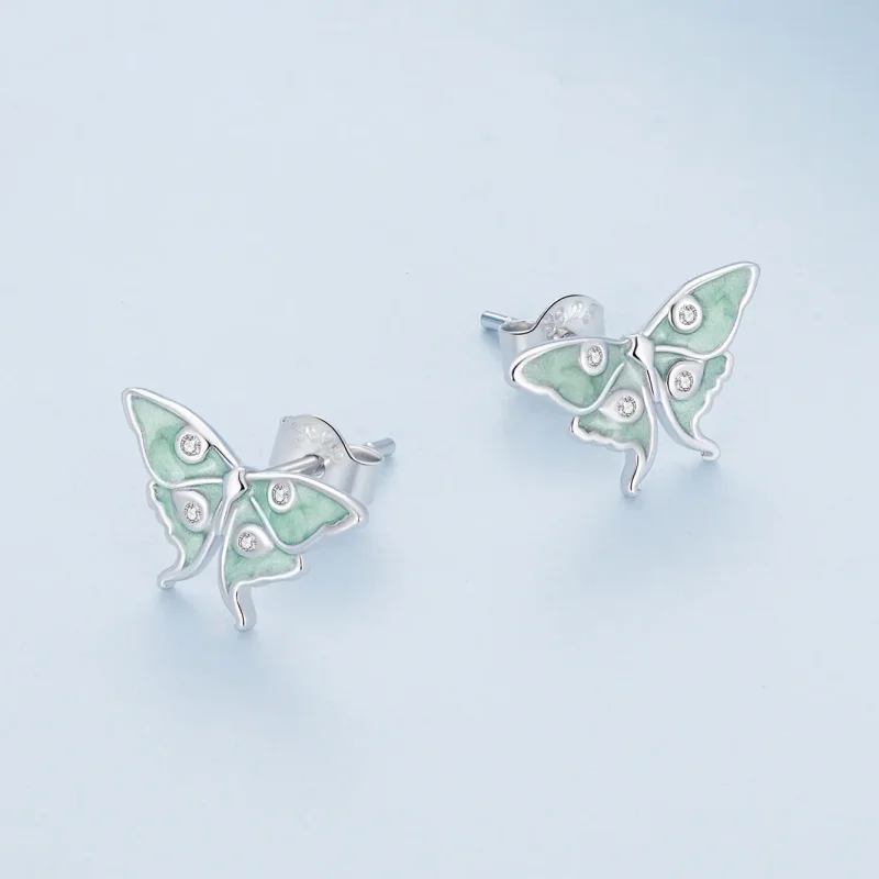 (bilde for) Pandora Style Wizard of Oz Butterfly Studs øredobber - BSE828 - Vis 4