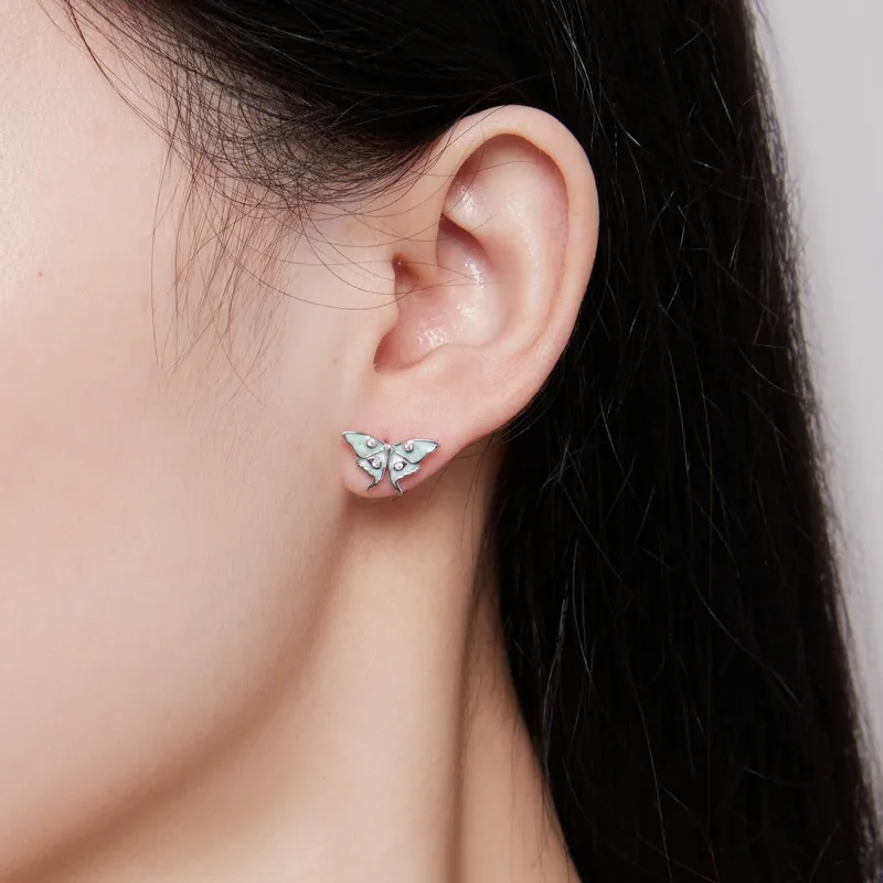 (bilde for) Pandora Style Wizard of Oz Butterfly Studs øredobber - BSE828 - Vis 5