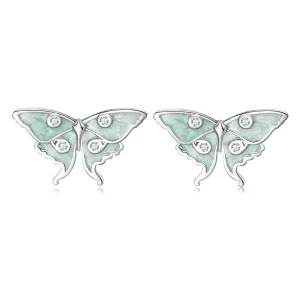 (bilde for) Pandora Style Wizard of Oz Butterfly Studs øredobber - BSE828
