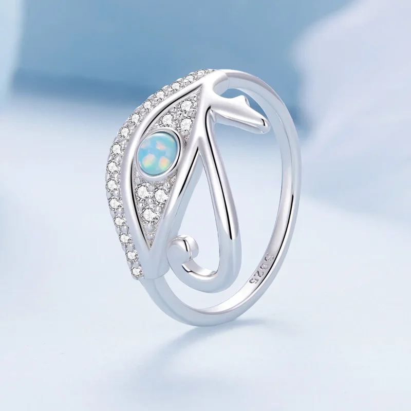 (bilde for) Pandora Style Zircon Eye of Horus Ring - BSR403 - Vis 2