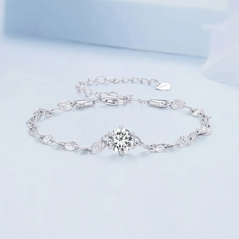 (bilde for) Pandora Style Zircon Fine Sparkle Chain Armbånd - BSB142 - Vis 3