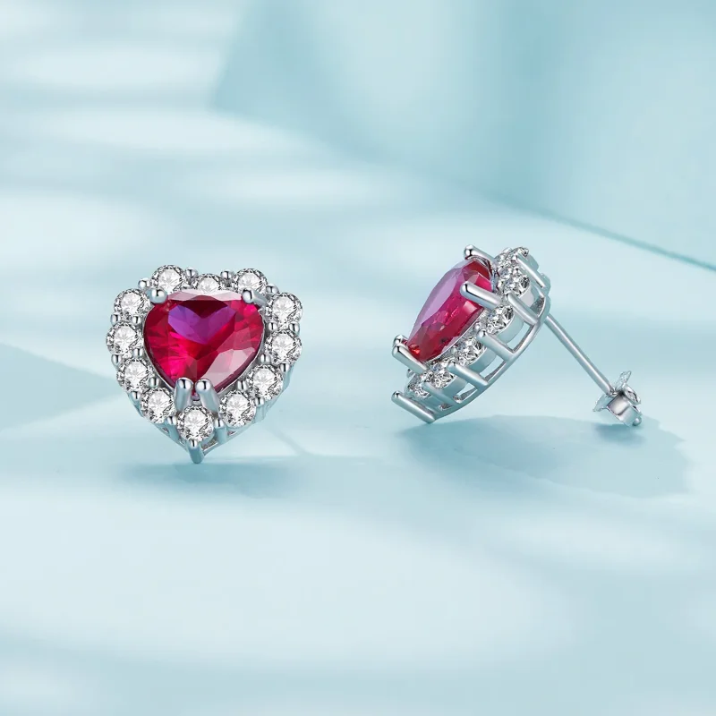 (bilde for) Pandora Style Zircon Love Studs øredobber - SCE1577 - Vis 3