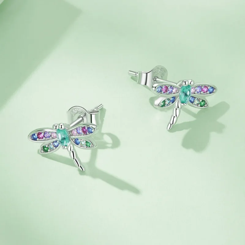 (bilde for) Øredobber i Pandora-stil Dragonfly Studs - BSE795 - Vis 4