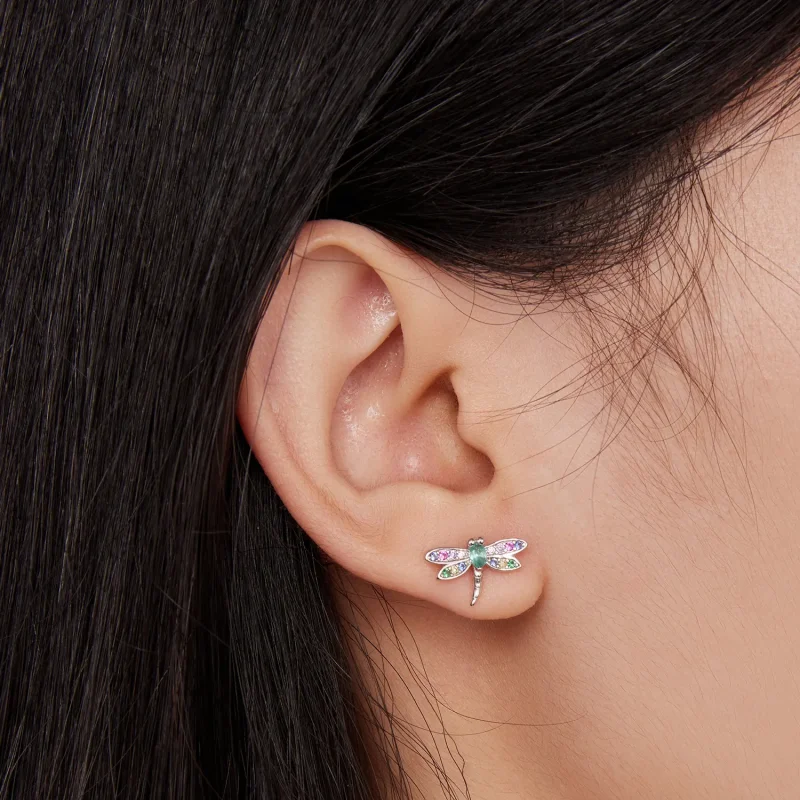 (bilde for) Øredobber i Pandora-stil Dragonfly Studs - BSE795 - Vis 5