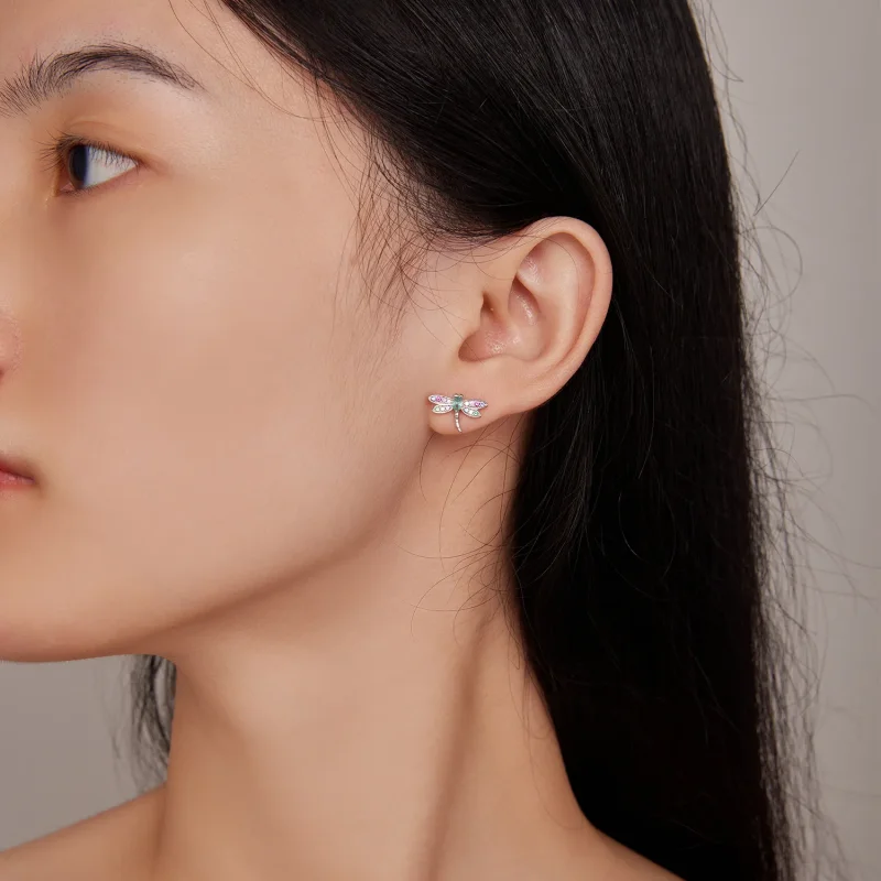 (bilde for) Øredobber i Pandora-stil Dragonfly Studs - BSE795 - Vis 6