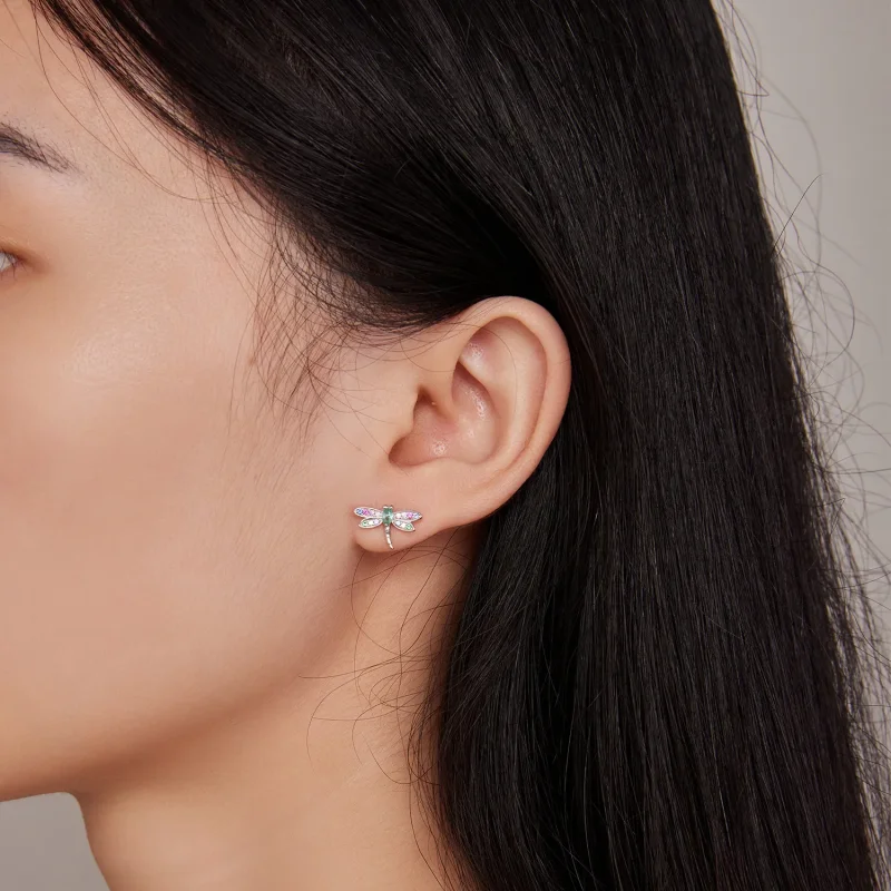(bilde for) Øredobber i Pandora-stil Dragonfly Studs - BSE795 - Vis 7