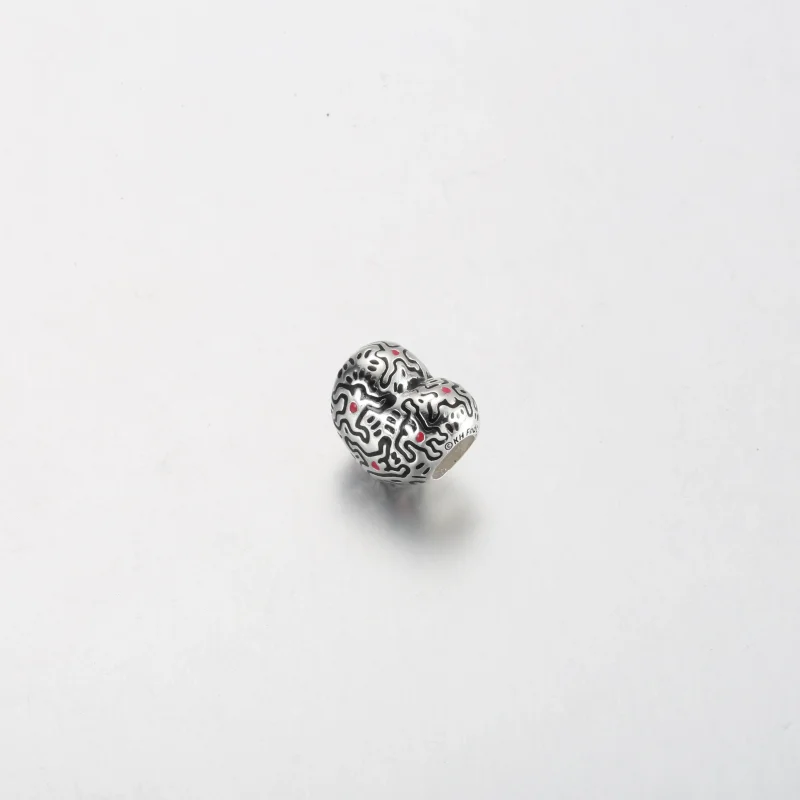 (bilde for) Keith Haring™ x Pandora Line Art People Charm - 792224C01 - Vis 2