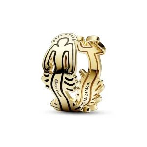 (bilde for) Keith Haring™ x Pandora Wavy Figur Åpen Ring ​ - 162226C01