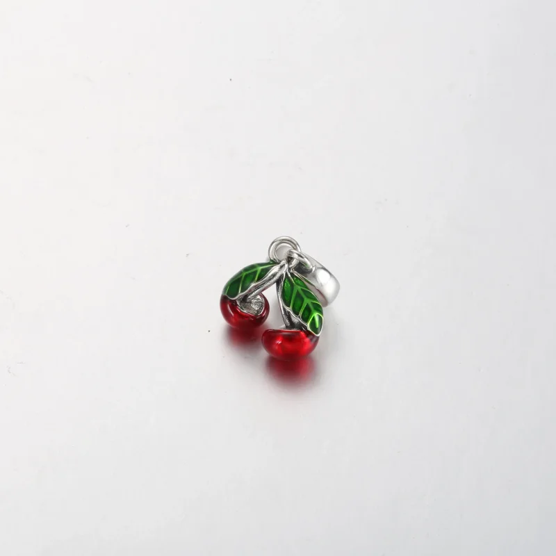 (bilde for) Pandora Asymmetrisk Kirsebær Hengende Charm - 791583C01 - Vis 4