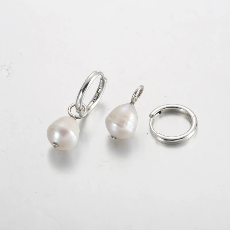 (bilde for) Pandora Barokk Behandlet Ferskvannskulturperle Øredobber - 299426C01 - Vis 5