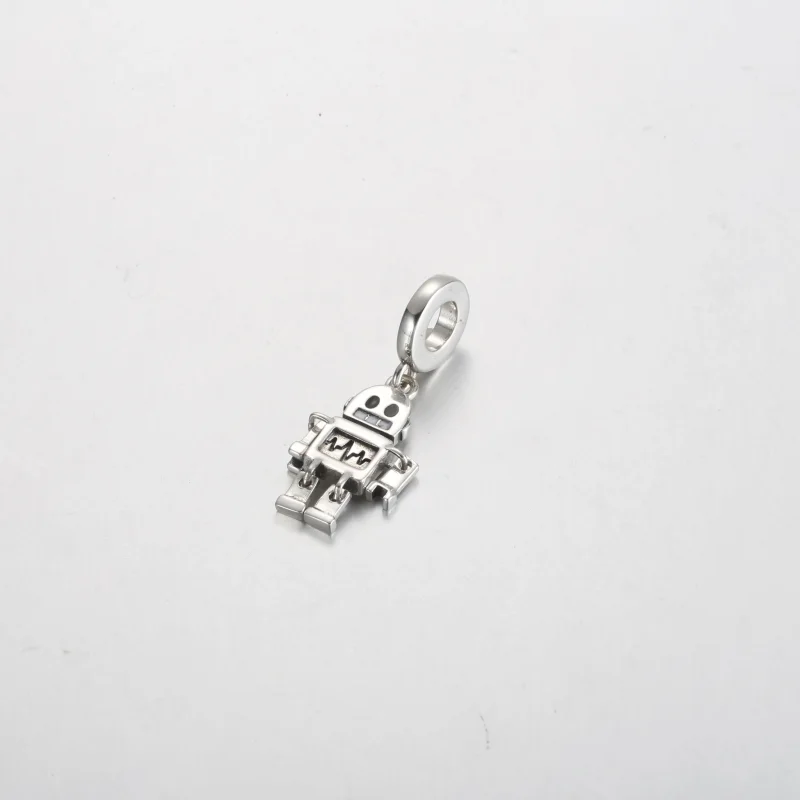 (bilde for) Pandora Bestie Bot Robot Hengende Charm - 792250C01 - Vis 2