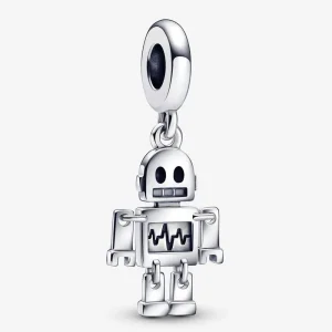 (bilde for) Pandora Bestie Bot Robot Hengende Charm - 792250C01