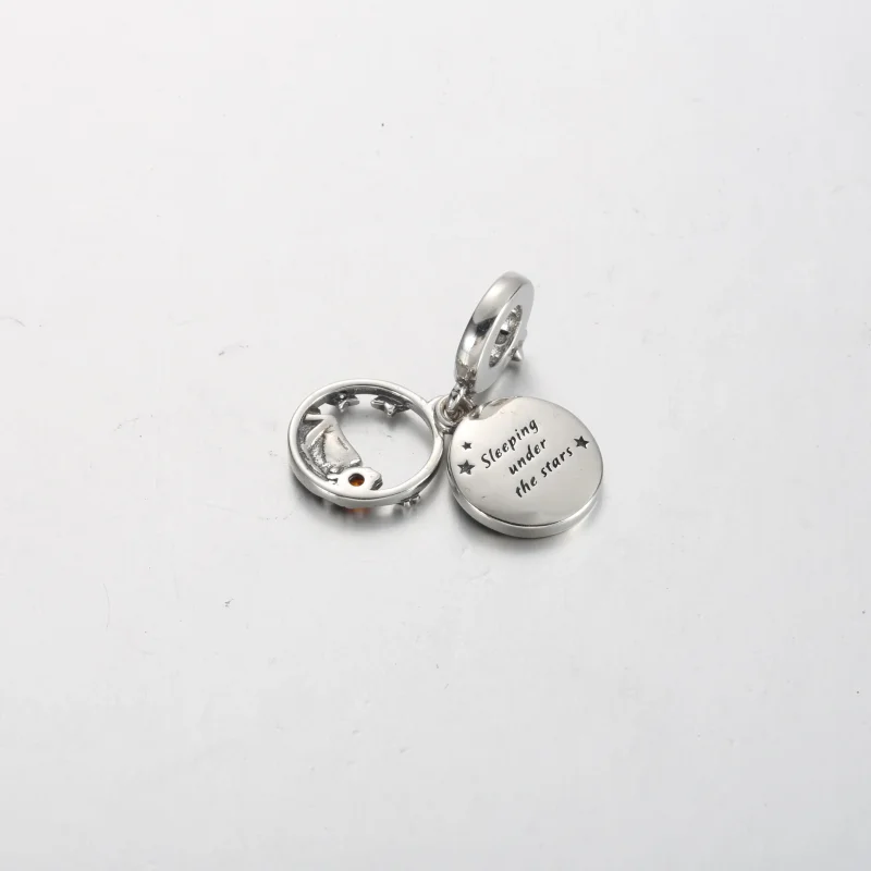 (bilde for) Pandora Camping Nattehimmel Dobbel Hengende Charm - 791686C01 - Vis 3