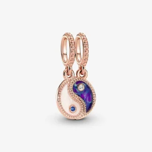 (bilde for) Pandora Delbar Yin & Yang Funklende Hengende Charm - 780098C01