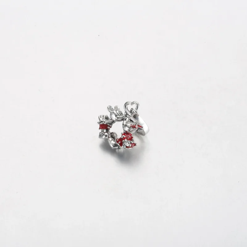 (bilde for) Pandora Disney Mikke Mus og Minni Mus Kyss Hengende Charm - 790075C01 - Vis 2
