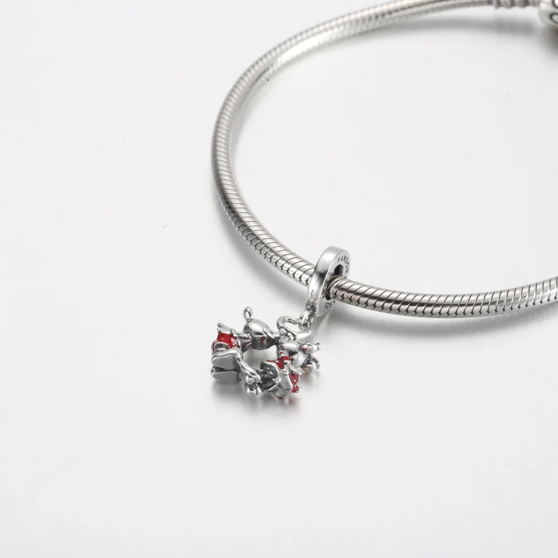 (bilde for) Pandora Disney Mikke Mus og Minni Mus Kyss Hengende Charm - 790075C01 - Vis 4