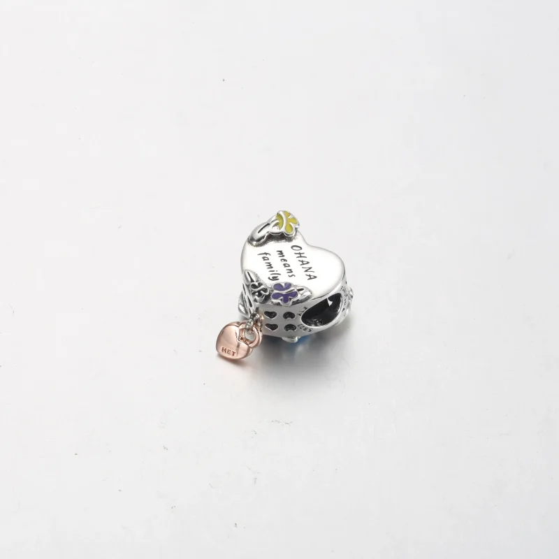 (bilde for) Pandora Disney Ohana Lilo & Stitch Inspirert Charm - 781682C01 - Vis 3