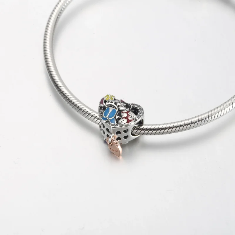 (bilde for) Pandora Disney Ohana Lilo & Stitch Inspirert Charm - 781682C01 - Vis 6