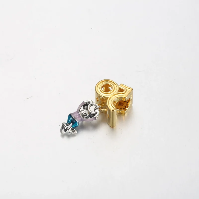 (bilde for) Pandora Disney Parks Mikke Mus 50-årsjubileum Dangle Charm - 769597C01 - Vis 3