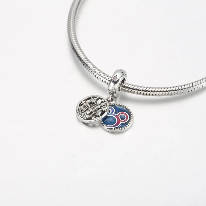 (bilde for) Pandora Disneyland Paris 30-årsjubileum Dangle Charm - 791674C01 - Vis 4
