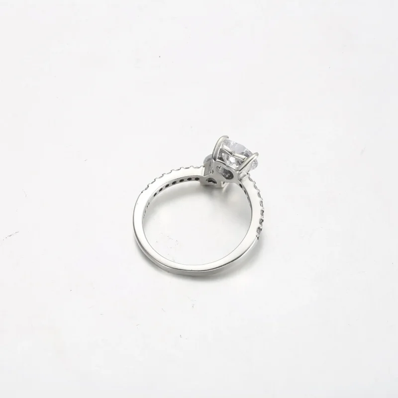 (bilde for) Pandora Dobbelt Hjerte Funklende Ring - 191198C01 - Vis 3