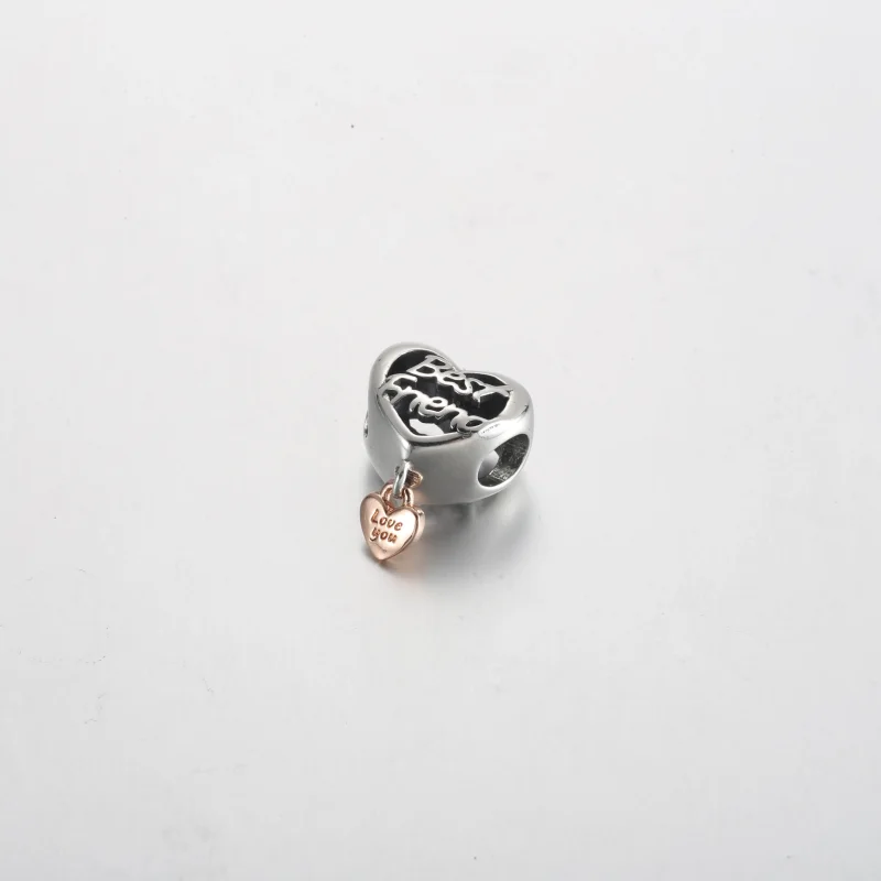 (bilde for) Pandora Elsk din beste venn Hjerteformet Charm - 782243C00 - Vis 2