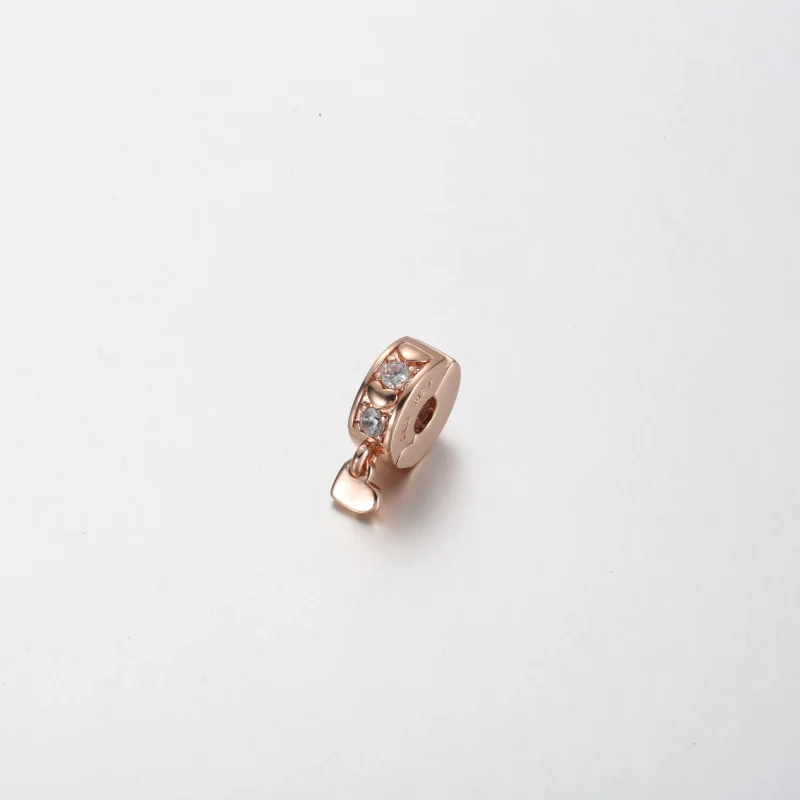 (bilde for) Pandora Evighetshjerter Funklende Hengende Klemmecharm - 782253C01 - Vis 2