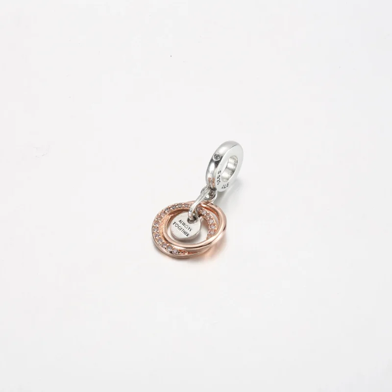 (bilde for) Pandora Familie For Alltid Omkranset Hengende Charm - 780797C01 - Vis 2