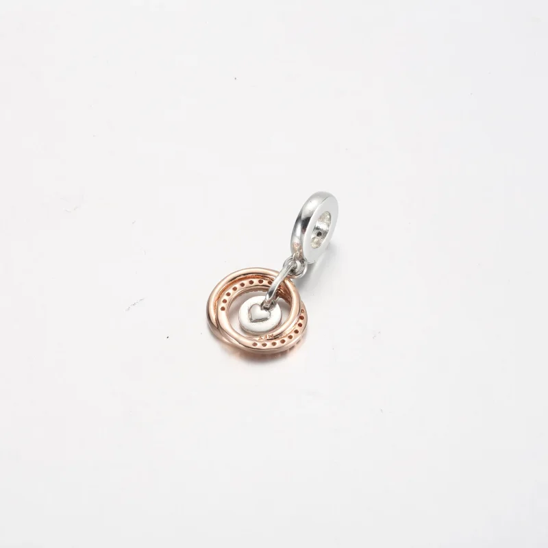 (bilde for) Pandora Familie For Alltid Omkranset Hengende Charm - 780797C01 - Vis 3