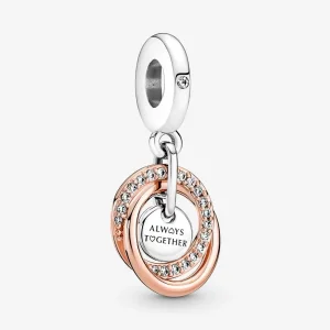 (bilde for) Pandora Familie For Alltid Omkranset Hengende Charm - 780797C01