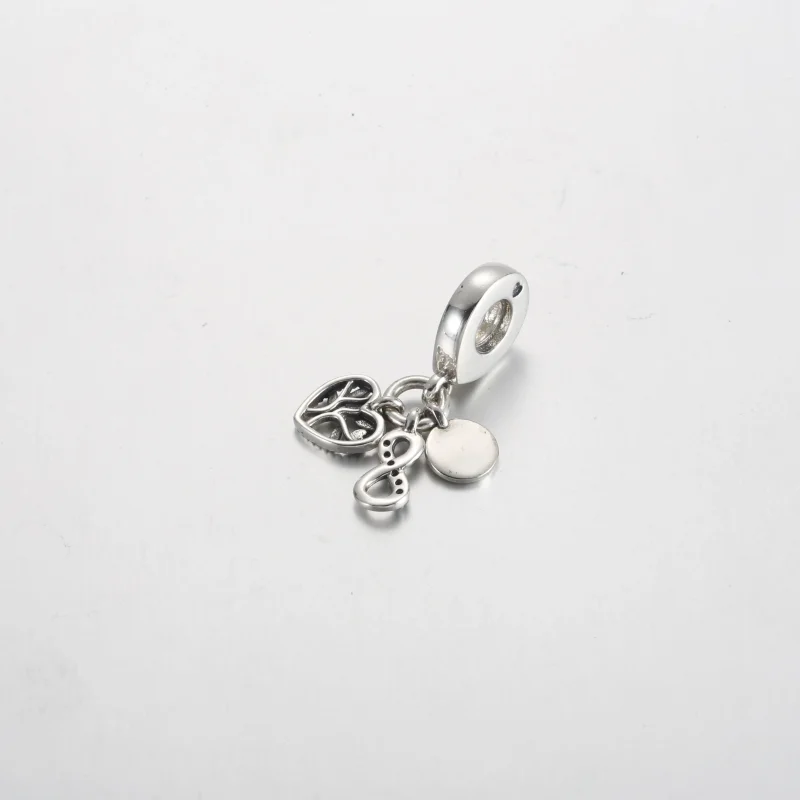 (bilde for) Pandora Familie for Alltid Trippel Hengende Charm - 792201C01 - Vis 3