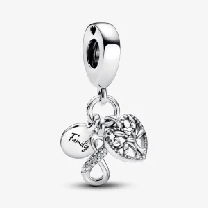 (bilde for) Pandora Familie for Alltid Trippel Hengende Charm - 792201C01