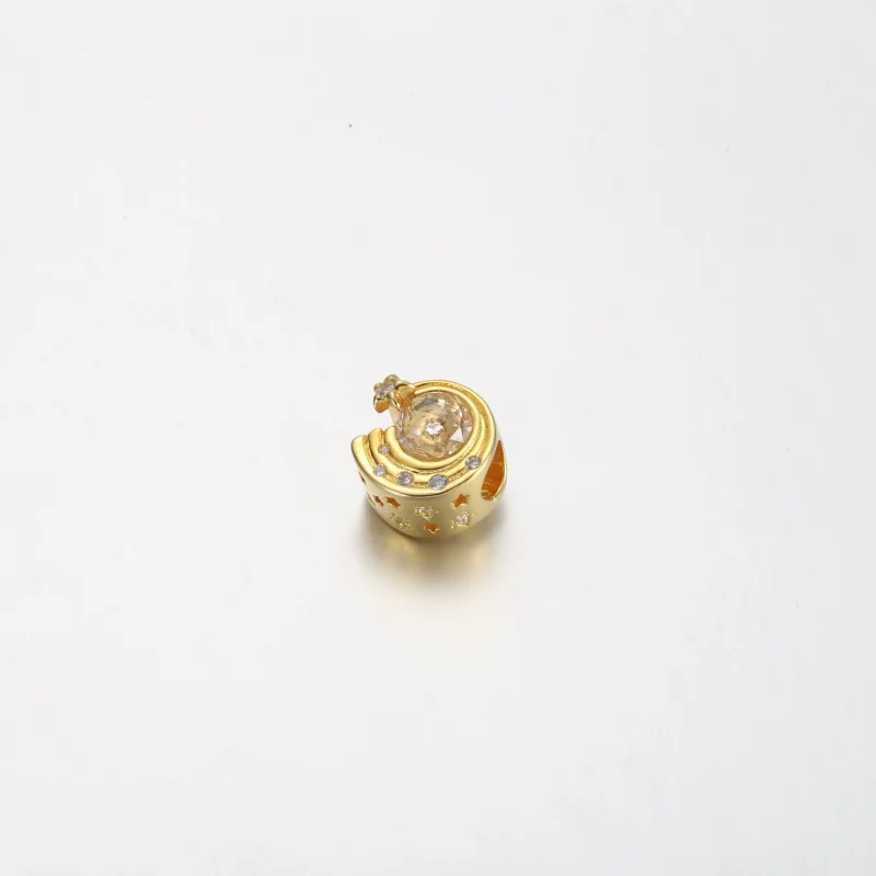 (bilde for) Pandora Funklende Asymmetrisk Stjerneskudd Charm - 762202C01 - Vis 2