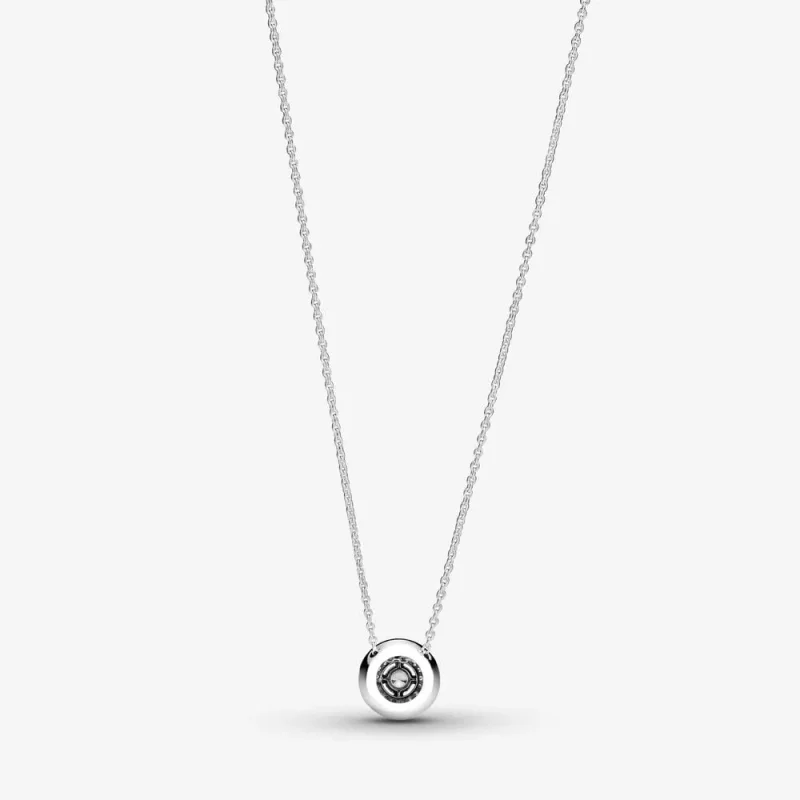 (bilde for) Pandora Funklende Dobbel Ring Collier Halskjede - 399414C01-45 - Vis 2