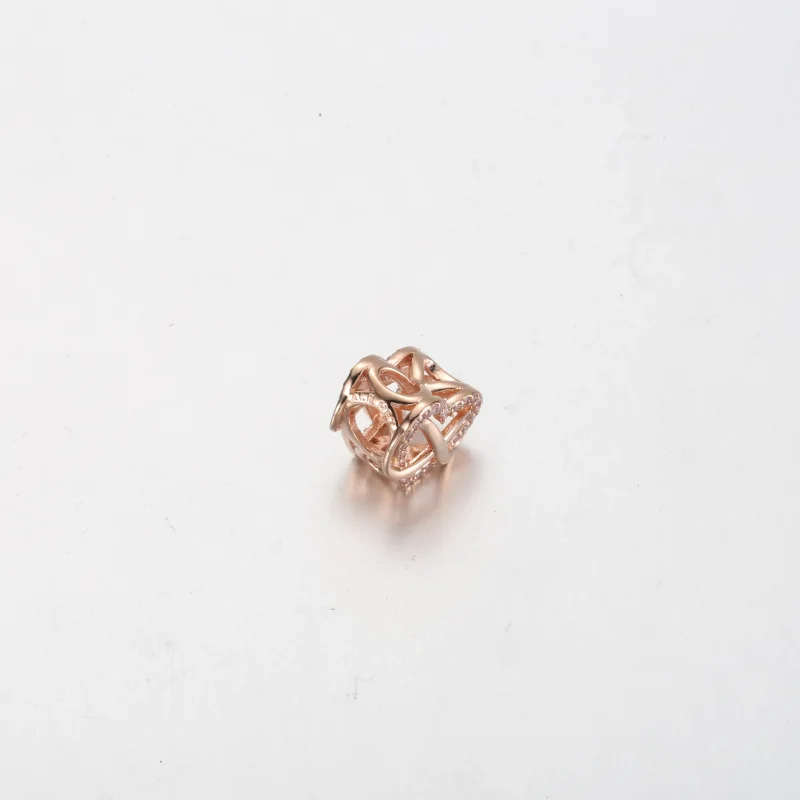 (bilde for) Pandora Funklende For Alltid Rosa Hjerte Charm - 782246C01 - Vis 3