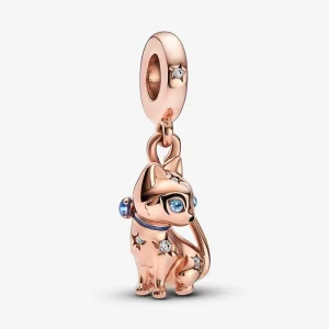 (bilde for) Pandora Funklende Katt Hengende Charm - 782259C01