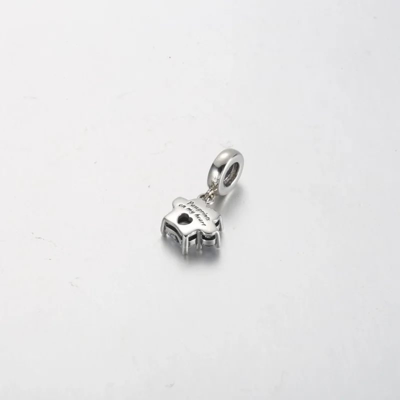 (bilde for) Pandora Funklende Kjæledyr Poteavtrykk Hengende Charm - 792247C01 - Vis 3