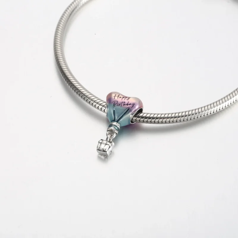 (bilde for) Pandora Gratulerer med Dagen Varmluftballong Charm - 791501C01 - Vis 4
