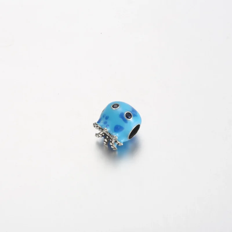 (bilde for) Pandora Havbobler og Bølger Blekksprut Charm - 791698C01 - Vis 2