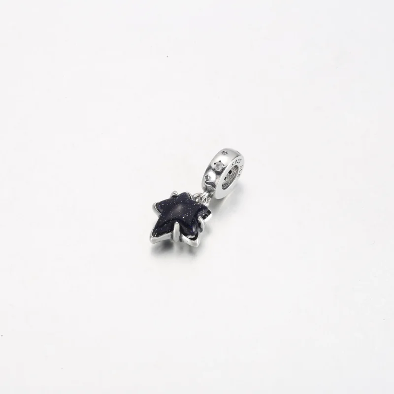 (bilde for) Pandora Himmelsk Galakse Stjerne Murano Hengende Charm - 792368C01 - Vis 2