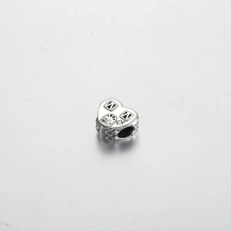 (bilde for) Pandora Hjerte Hus Lykkelig Sted Charm - 792249C00 - Vis 2