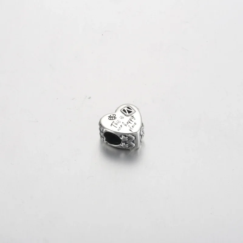 (bilde for) Pandora Hjerte Hus Lykkelig Sted Charm - 792249C00 - Vis 3