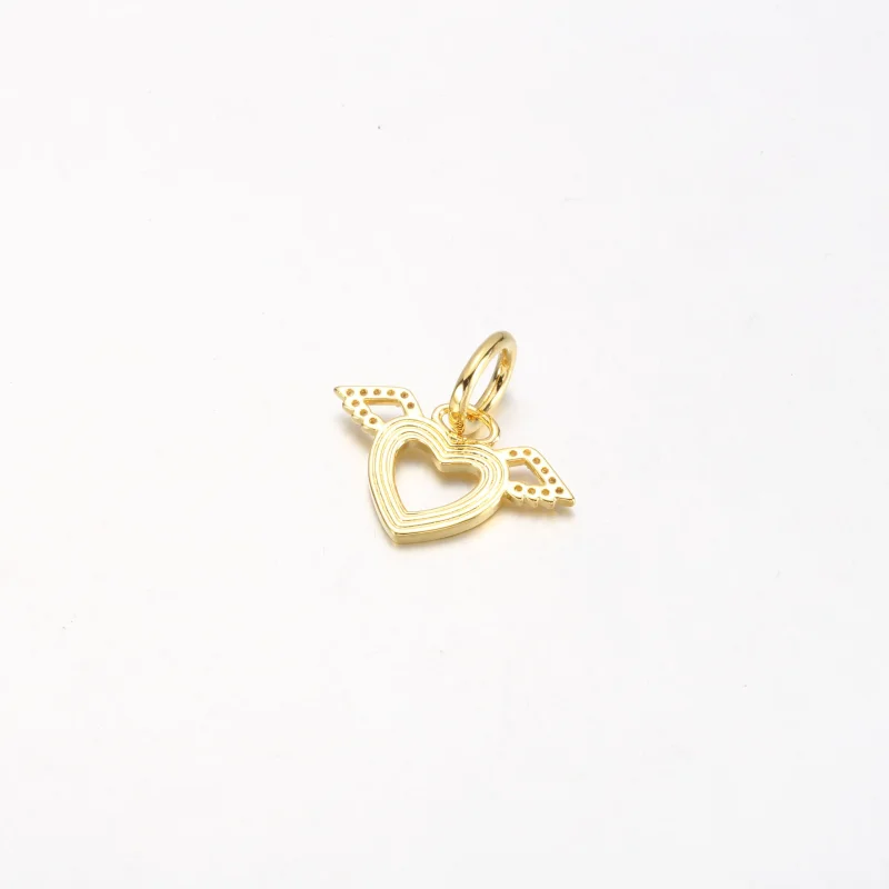(bilde for) Pandora Hjerte og Englevinger Hengende Charm - 752362C01 - Vis 2