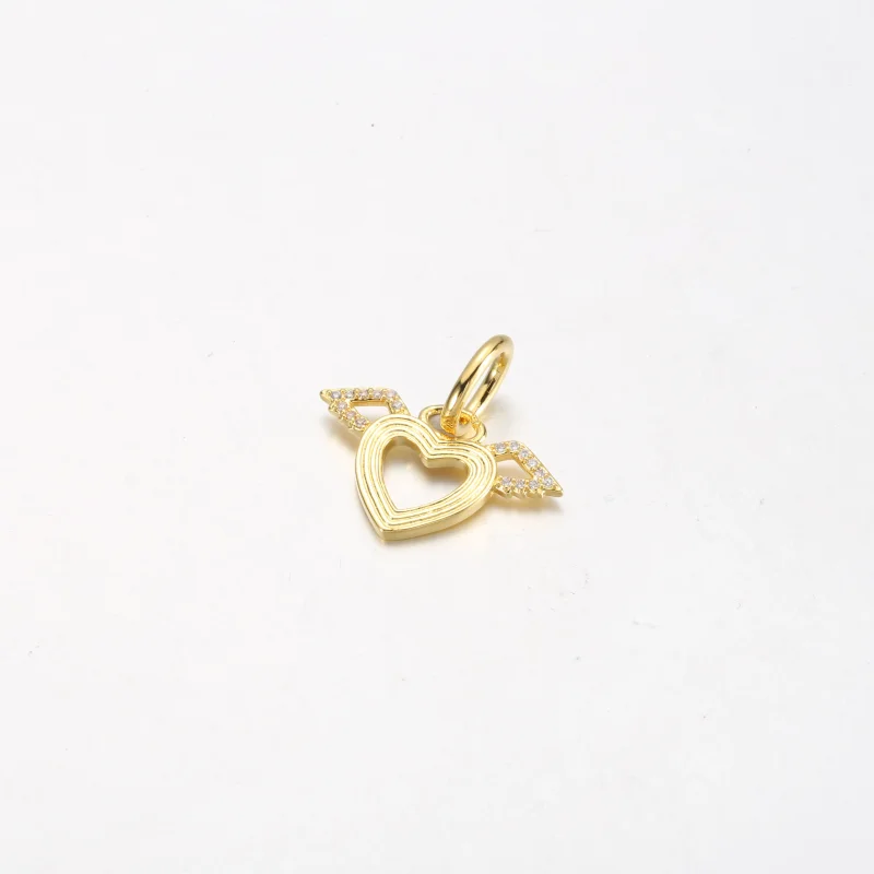 (bilde for) Pandora Hjerte og Englevinger Hengende Charm - 752362C01 - Vis 3