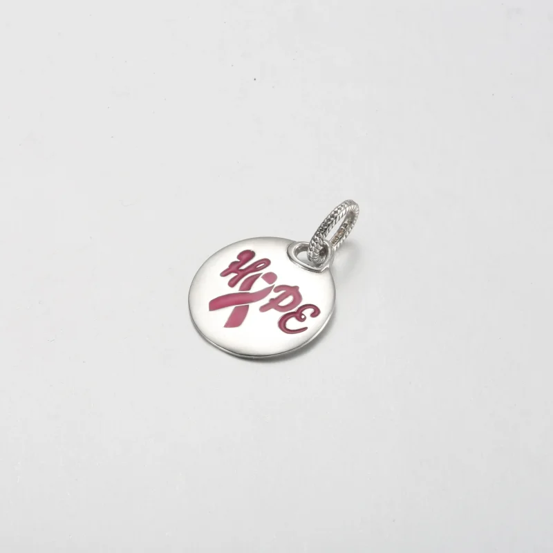 (bilde for) Pandora Hope Pink Ribbon Pendant - ENG398610C00_9 - Vis 2