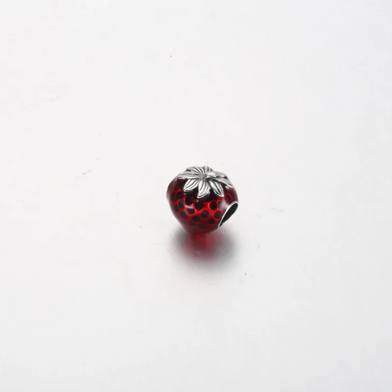 (bilde for) Pandora Jordbærfrukt Charm - 791681C01 - Vis 3