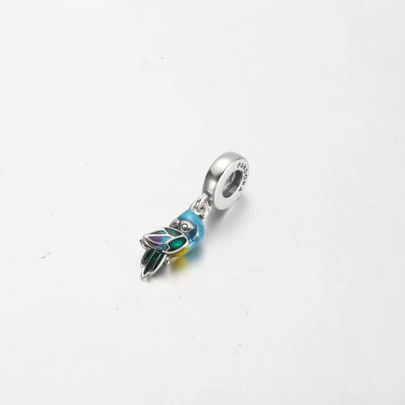 (bilde for) Pandora Jungelparadis Papegøye Hengende Charm - 791679C01 - Vis 3