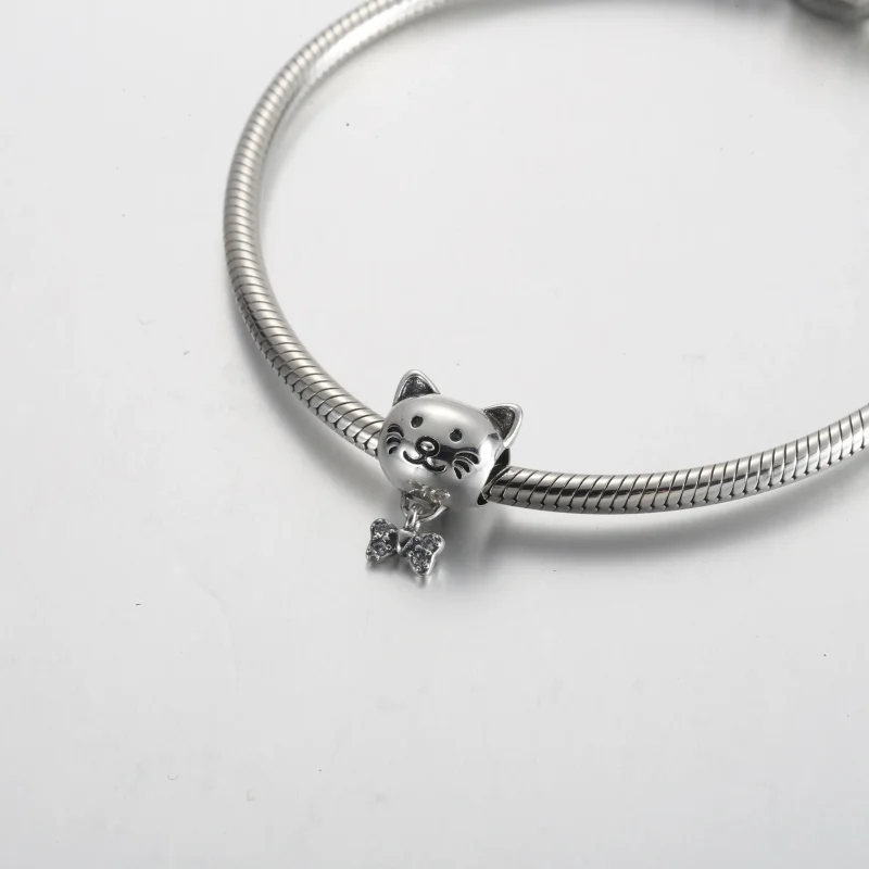 (bilde for) Pandora Katt og Sløyfe Charm - 792255C01 - Vis 5