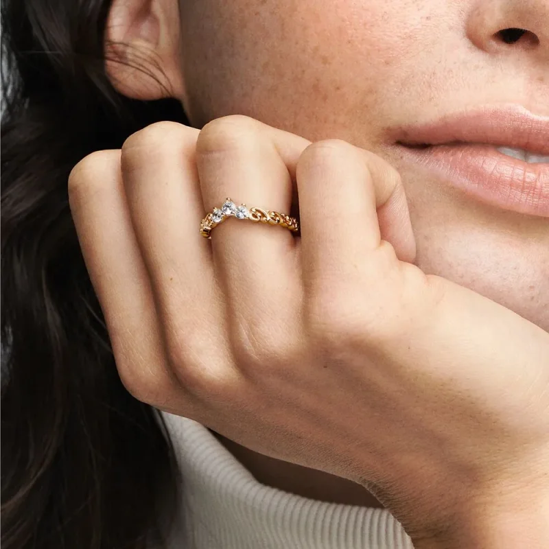 (bilde for) Pandora Kongelig Virvel Tiara Ring - 162232C01 - Vis 8